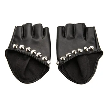 Riveted Bike/Car Fingerless Gloves 1