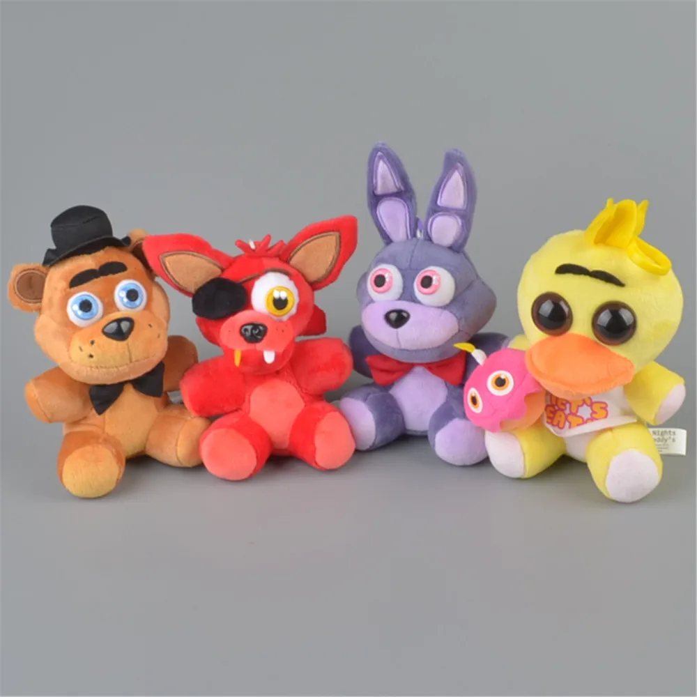 4 шт. FNAF Детская кукла подарок плюшевая игрушка Freddys бесплатная доставка|plush toys|doll
