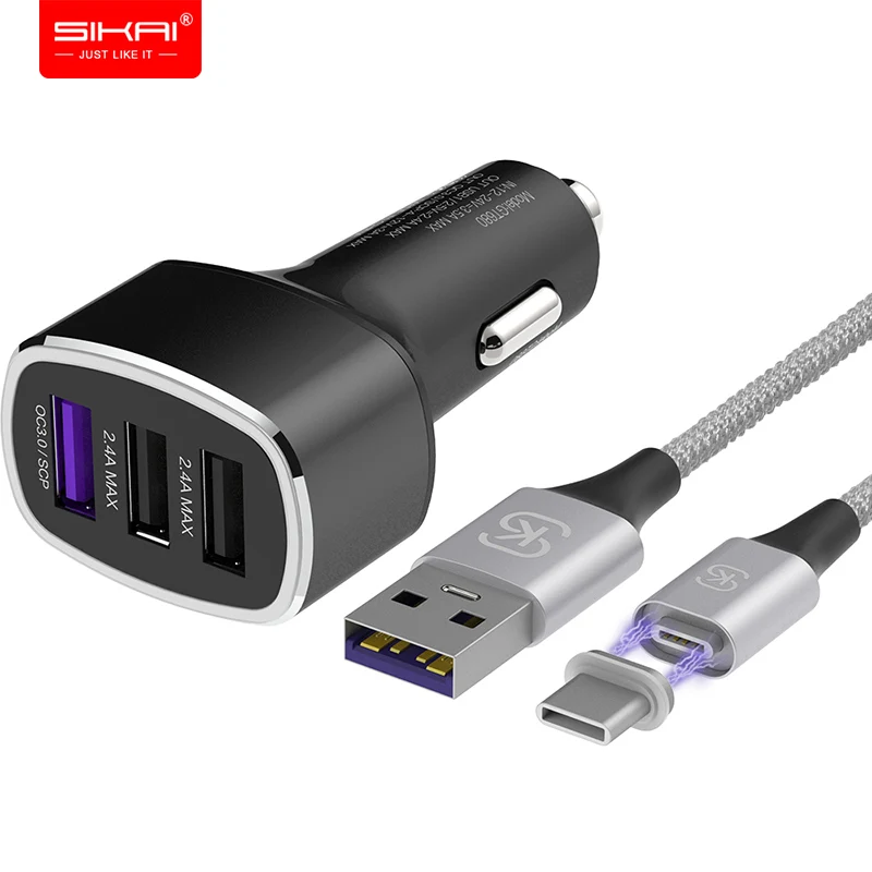 Зарядное устройство автомобильное зарядное 3 0 разъем для прикуривателя USB