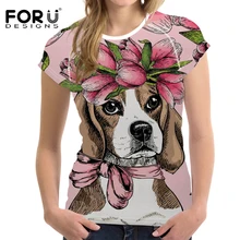 FORUDESIGNS/футболка для бега, женская спортивная футболка с цветочным принтом, с коротким рукавом, женская одежда для запуска, тонкие Топы