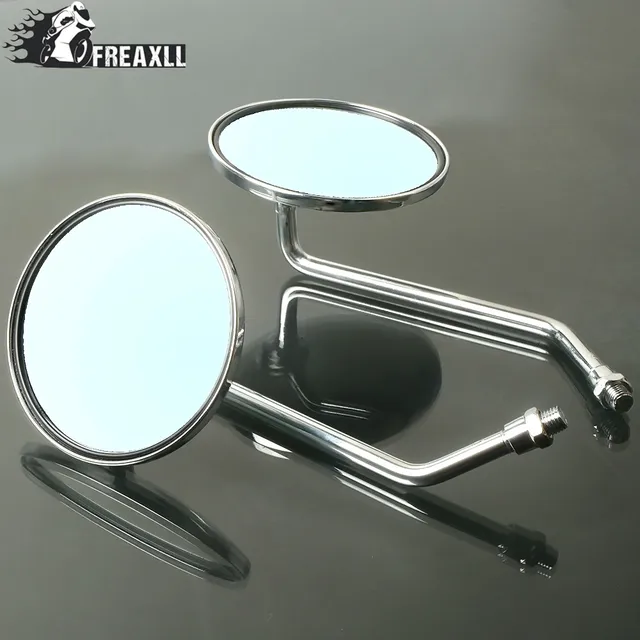 US $12.39 Universal Motorcycle Motorbike Rear View Mirror Electrombile Back Side Mirrors 8mm 10mm Thread For 