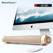 Moonliness оригинальный Беспроводной спикер Soundbar Портативный bluetooth динамик 3D Hi-Fi стерео музыку объемного с микрофоном Super Bass