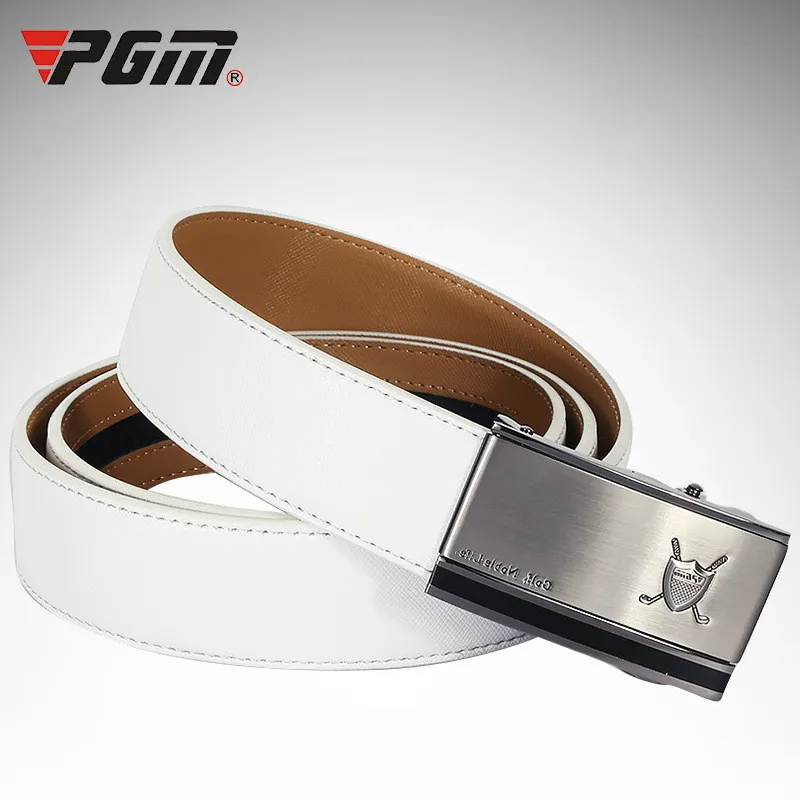 PGM Golf Belt for Men&#39;s Bullskin Belt Automatic buckle Dedicated to playing Golf equipment PD005 ...