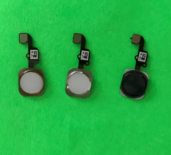 

100pcs/lot NEW Home Button with Flex Cable for iPhone 6 6G 4.7" / 6+ 6plus Plus 5.5" inch Black/White/Gold