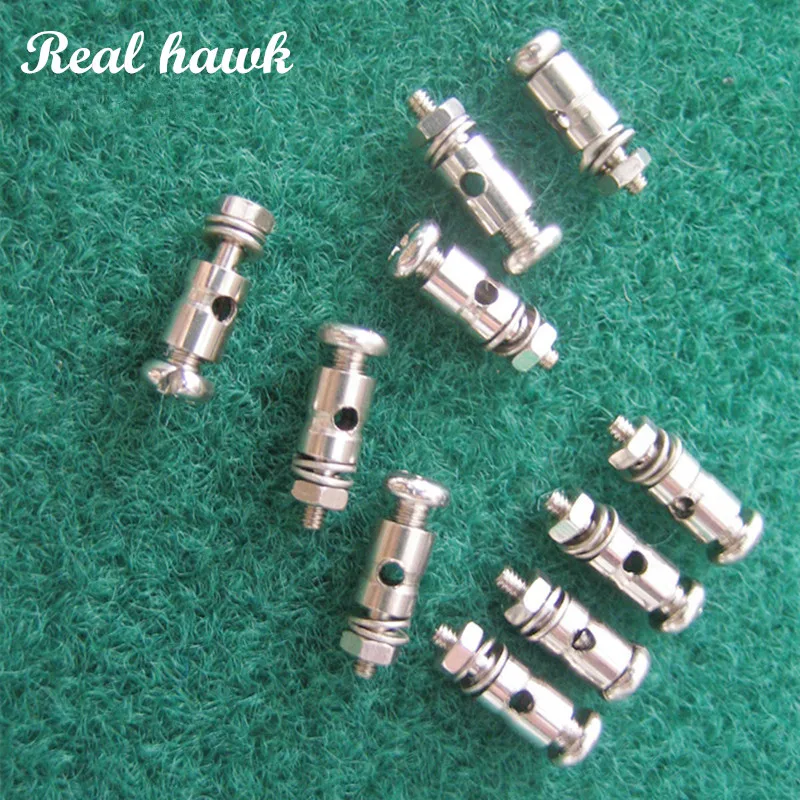 10pcs font b RC b font Plane Parts Replacement Pushrod Connectors Linkage Stoppers D1 3 1