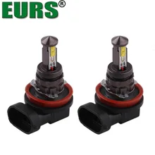 EURS NEW Motorcycle Fog Lights LED Headlight Bulbs Turn Signal lights 20W H4 9005 9006 H8/H11 H7 Upgrade Lamps Super Bright