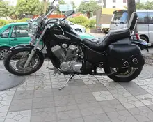 Free shipping motorcycle conversion Bag side wrapping boxes hanging box motorcycle side saddle bag bag Black