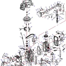 Части системы питания для hidea HDF15, 4 stroke15HP