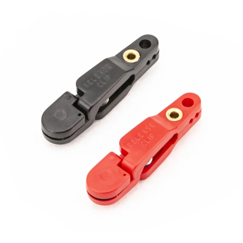 

Hot 1pcs Fishing Tools Heavy Tension Snap Release Clip For Weight Planer Board Kite Release Clips Black /Red