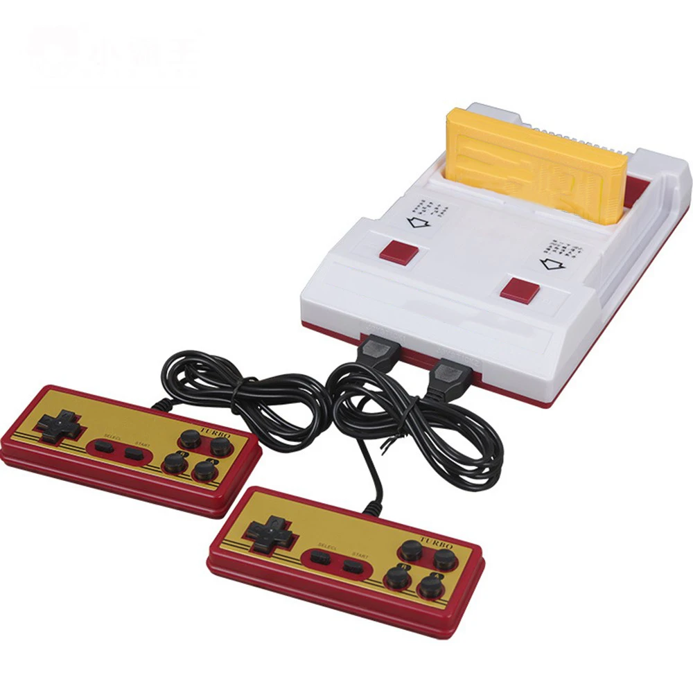 Best good Classical TV handheld game console 8bit TV game 80 yesrs after family game box fc console with game card 400 game 