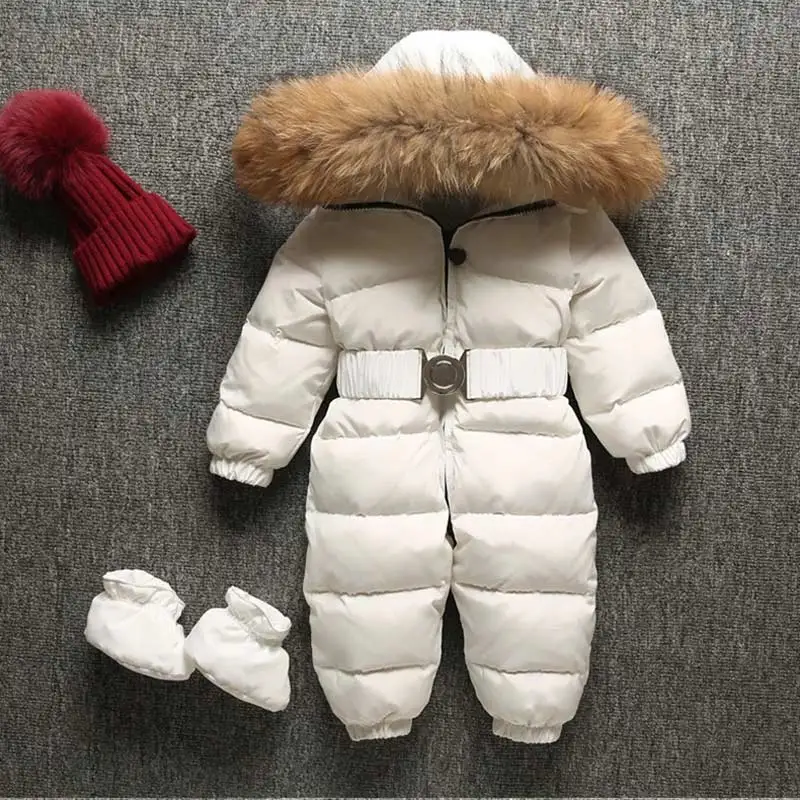 

Baby Rompers 2018 Christmas clothes Winter Thick Boys Costume Girls Warm Infant Snowsuit Kid Jumpsuit Children Outerwear 0-5T