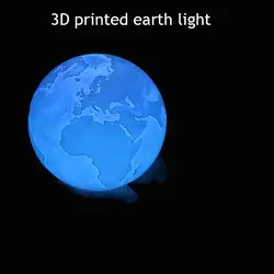 Geoeon 3D лампа в форме планеты Земля Юпитер лампа Красочные луна перезаряжаемые изменить сенсорный Usb Led ночник домашний декор креативный