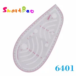 Règle de courbe du bras, variable métrique, avec différents trous pour la conception de la couture, #6401 