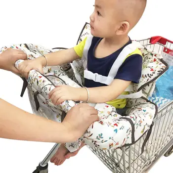 

Multi-functional Baby Portable Shopping Cart Seat Cushion Cover Pad Folding Protable Push Cart Protection Cushion For Kids