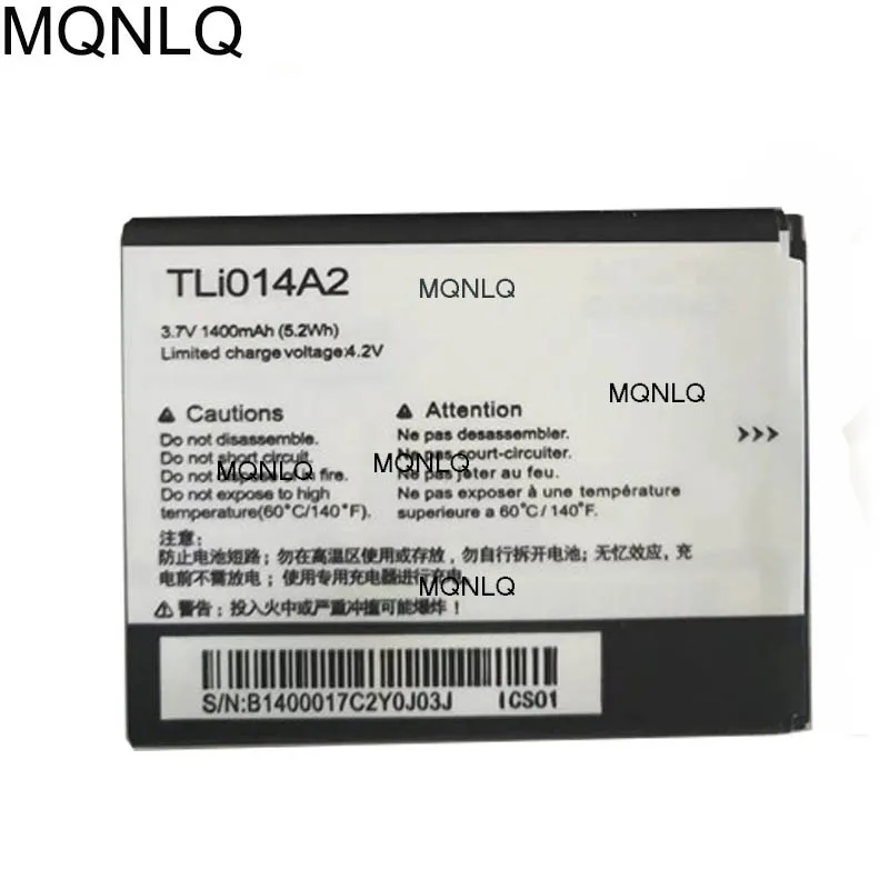 Аккумулятор TLi014A2 1400mAh для Alcatel Pixi 3 4 5 &quot4027 4027A 4027D 4027X 4010 4010D 4012 4030 4030D 4030A 5020 5020D |