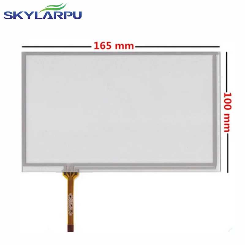 

skylarpu New 7" inch 4 wire Resistive Touch Screen Panel 165mm*100mm touch screen digitizer panel left line free shipping