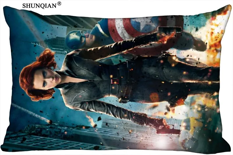 Buy New Custom Black Widow Pillowcase Zippered