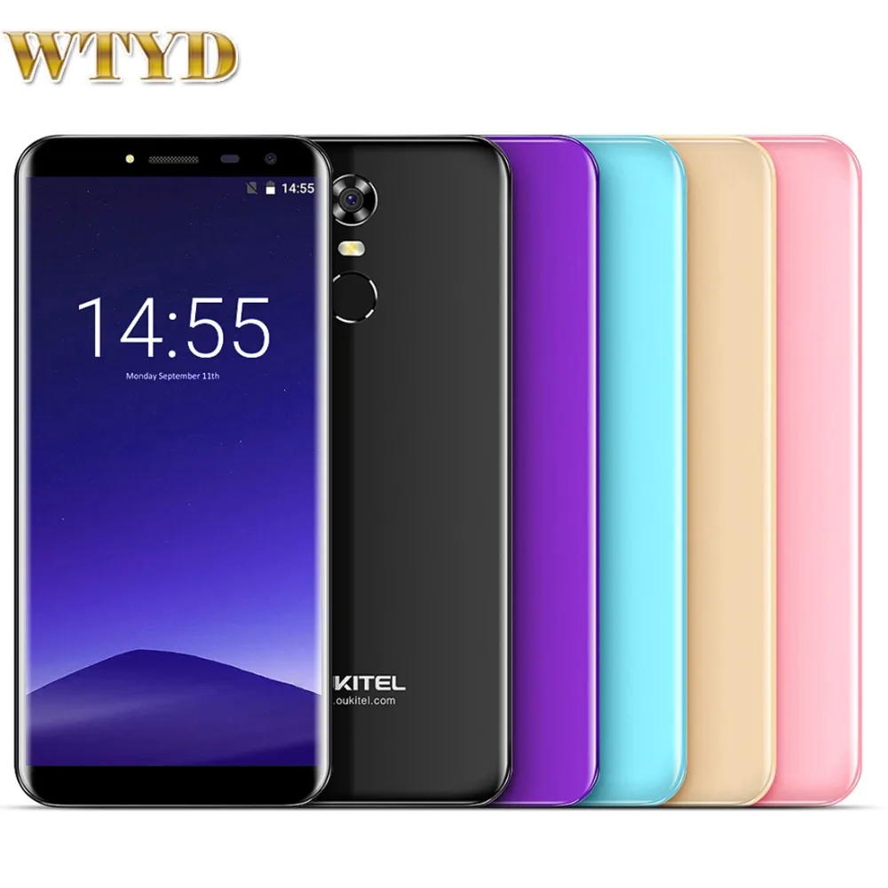 OUKITEL C8 4G мобильный телефон 2 Гб + 16 идентификация по отпечатку пальца 5 дюймов Android 7
