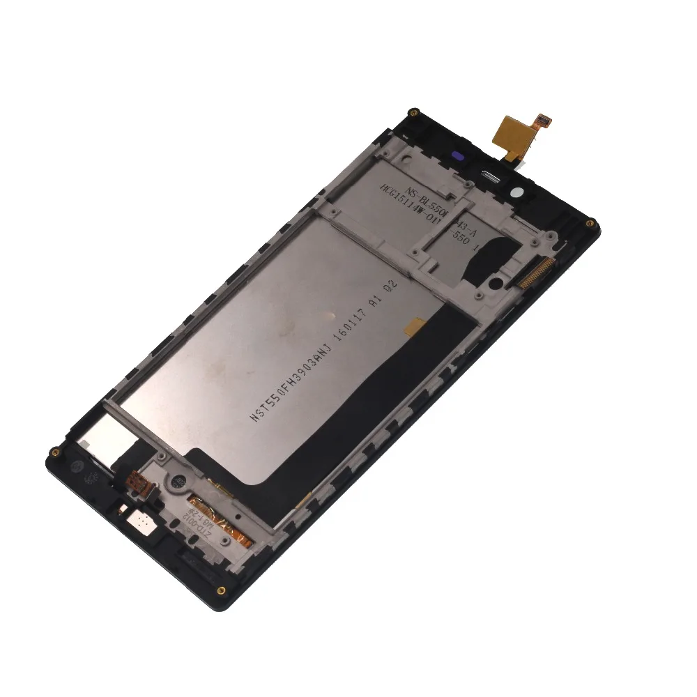 Для Elephone m2 ЖК дисплей и сенсорный экран с рамкой оригинальный цифровой