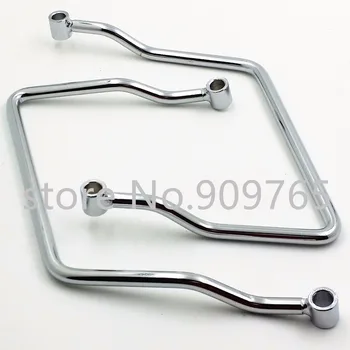 

Chrome 11cm Saddle bag Support Bar Mount Bracket For Honda Shadow ACE VT1100 Sabre 1100 C2 1995-1999