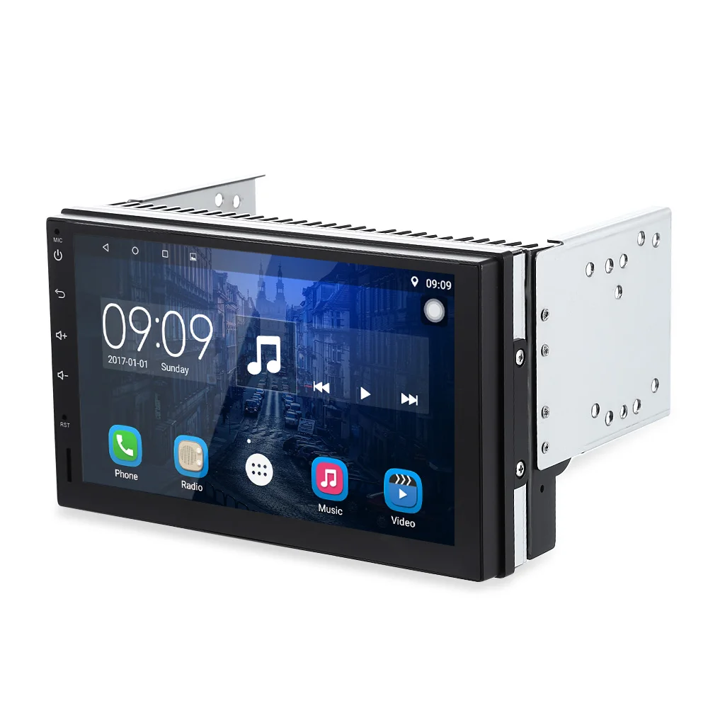 Zeepin Hot sale 7023 Car Multimedia Player Android 6.0 Quad-core 7 Inch Touch Screen Car Player Support WiFi DVR Built in GPS