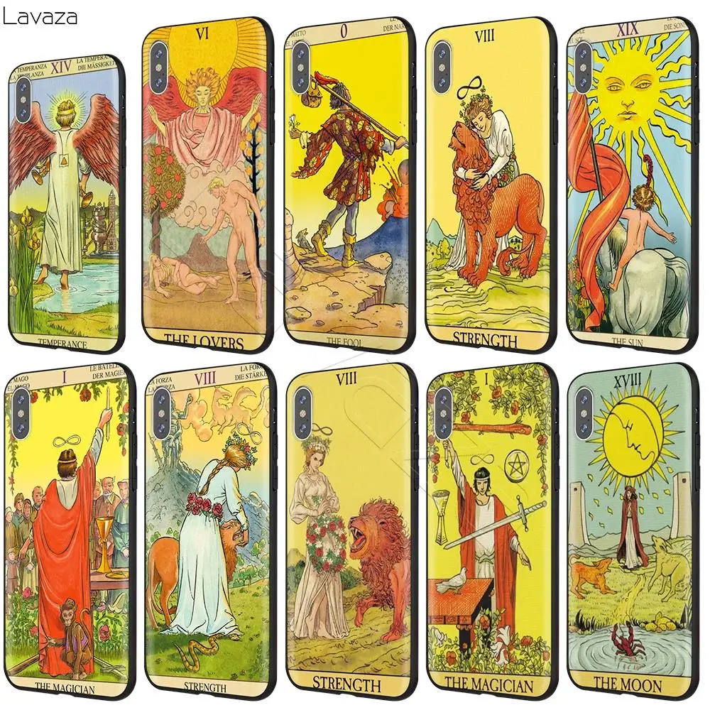 

Lavaza Tarot Card Case for iPhone 11 Pro XS Max XR X 8 7 6 6S Plus 5 5s se