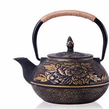 Teijin металлические чайные инструменты без покрытия в южной Японии фильтр чай высокая температура пион цветы