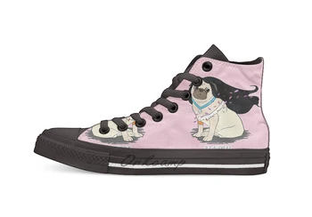 

Pugahontas Casual High Top Canvas shoes sneakers Light Walking Shoes