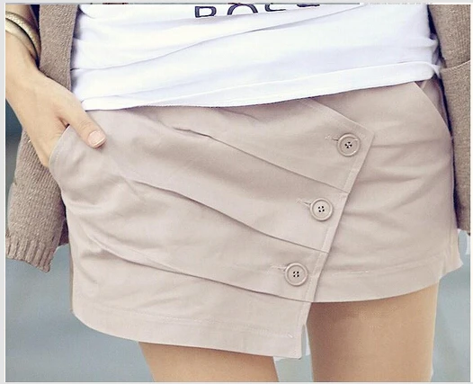 

New Fashion Women Spring Summer Shorts Plus Size Shorts Casual Culotte Shorts Women Free Shipping