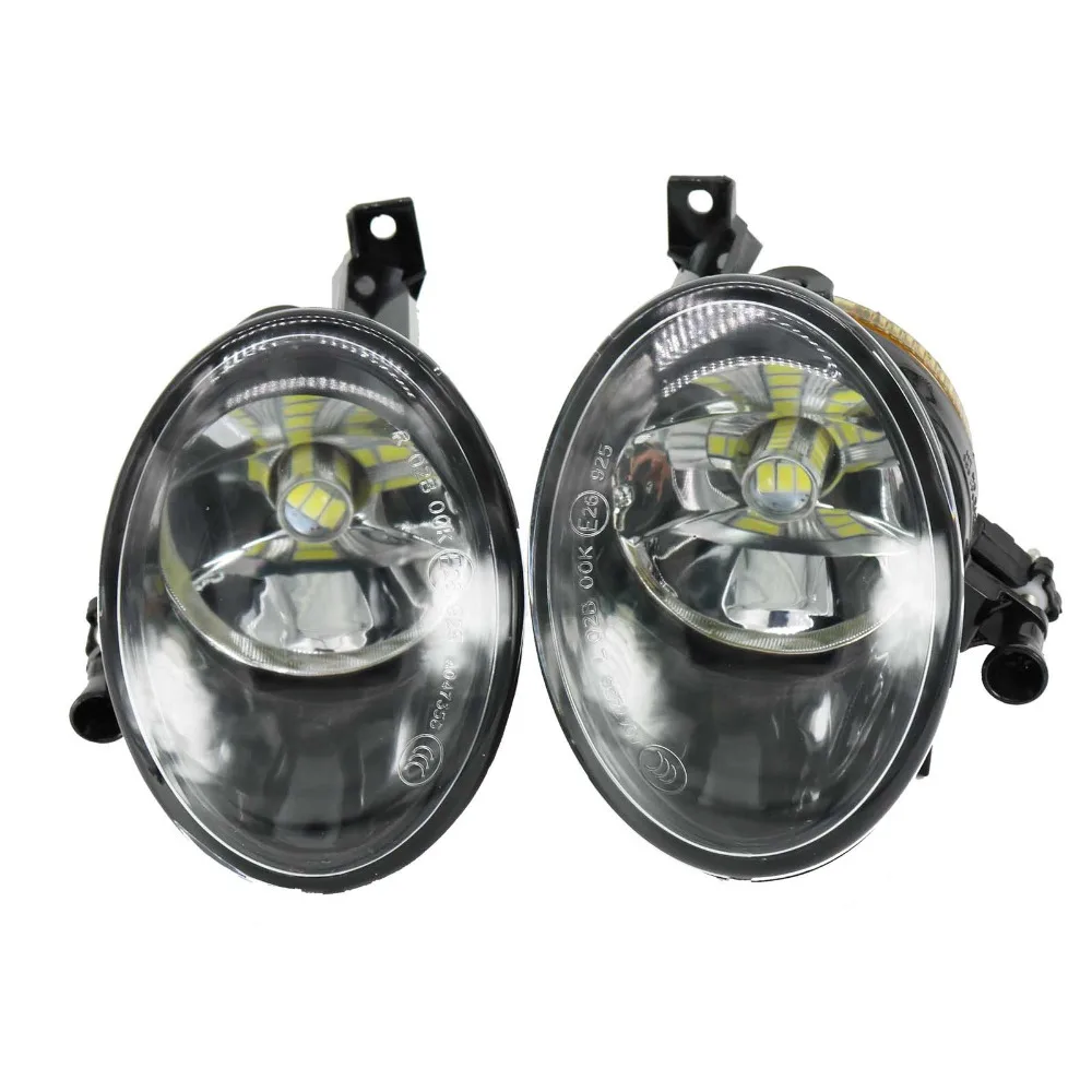  2Pcs LED Light For VolksWagen VW Touareg 2011 2012 2013 2014 Car-Styling Front LED Fog Light Fog La - 32831027271