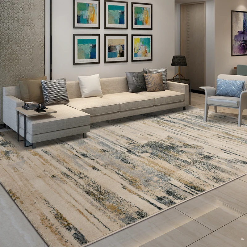 US $290.99 INS Modern Simple Geometric Large Carpets For Living Room Bedside Rugs Carpet Bedroom Nordic Wilton Floor Mat Home Decor