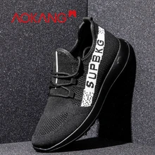 AOKANG 2019 Spring Casual shoes men Flyknit Light Breathable Sneakers Men shoe Trainers Ultra Boosts Zapatillas Deportivas Hombr