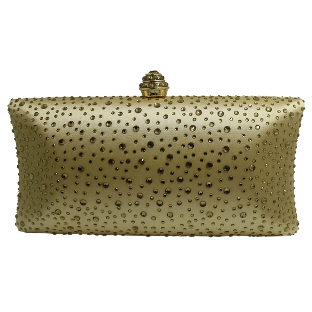 gold party clutch