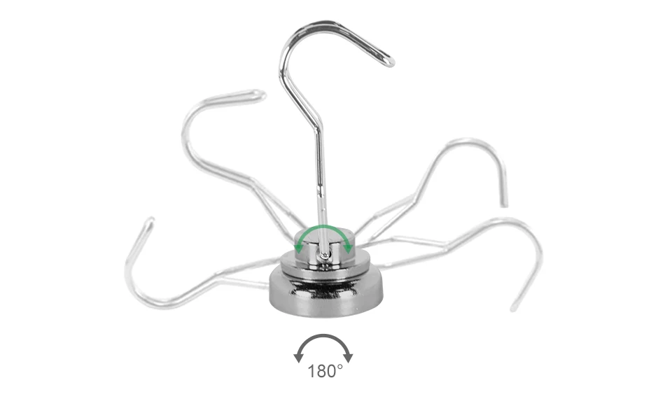 930 Flexible Rotatable Neodymium Magnetic Hook 360 Rotary Magnetic Hanger Permanent Magnets-6