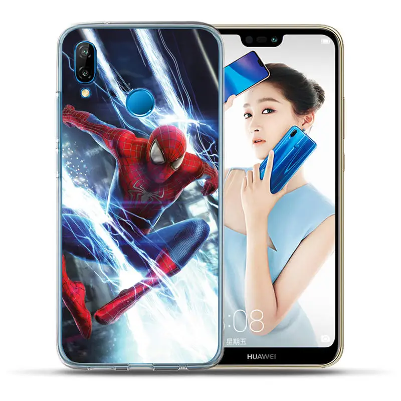 Роскошный чехол Marvel с героями Мстителей для huawei P20 P10 P9 P8 Lite mate 10 9 Lite Pro Plus, чехол с узором, чехол Etui Fundas