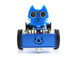 KitiBot starter 2WD робот строительный комплект умный автомобиль с контроллером BBC micro: бит для обучения программированию изучения робототехники