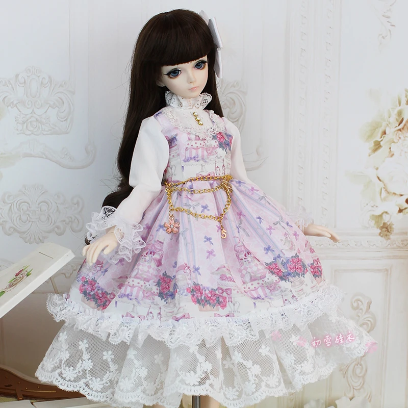 

Bjd 1/4 clothes 1/6 1/3 Doll clothing spring dress dress set for children gift toys BJD doll accessories