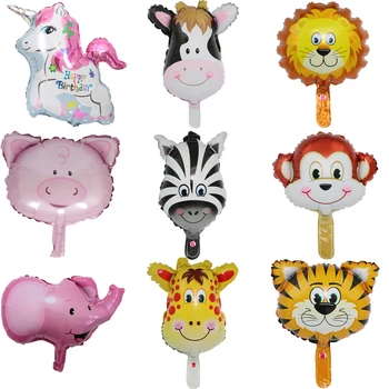 

1PC Mini Animal Foil Balloons Kids Classic Toy Inflatable Air Balloon Birthday Party Decoration Baby Shower Wedding DIY Supplies
