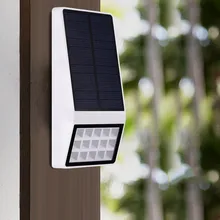 Солнечный СВЕТОДИОДНЫЙ светильник с датчиком движения на открытом воздухе, солнечный светильник с 15 светодиодами для сада, патио, дома, охранный светильник, водонепроницаемый настенный светильник Ip65