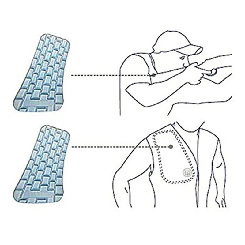 Съемные плечевые накладки прозрачный Вибрационный редуктор защитные накладки принадлежности для стрельбы аксессуары