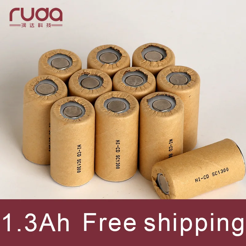 

1300mAh 30Pcs,Ni cd,high power battery cell,power tool battery,Power Cell,dicharge rate 10-15C.rechargeable battery
