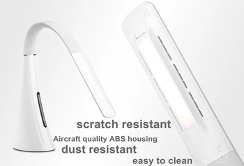 

[Seven Neon]fashion Portable 7W 30LM COB LED table lamp with flexible arm and sliding touch dimmer led desk lamp