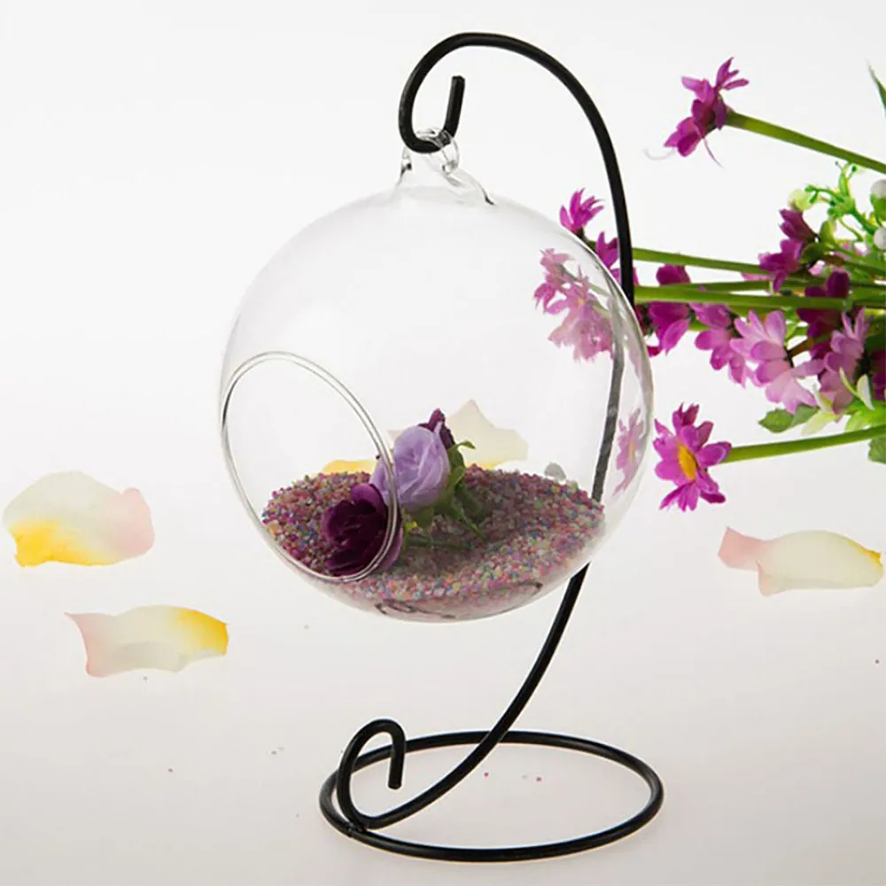 

Hot Sale Creative Crystal Glass Hanging Candle Holder Candlestick Home Wedding Party Dinner Decor Romantic Candlestick