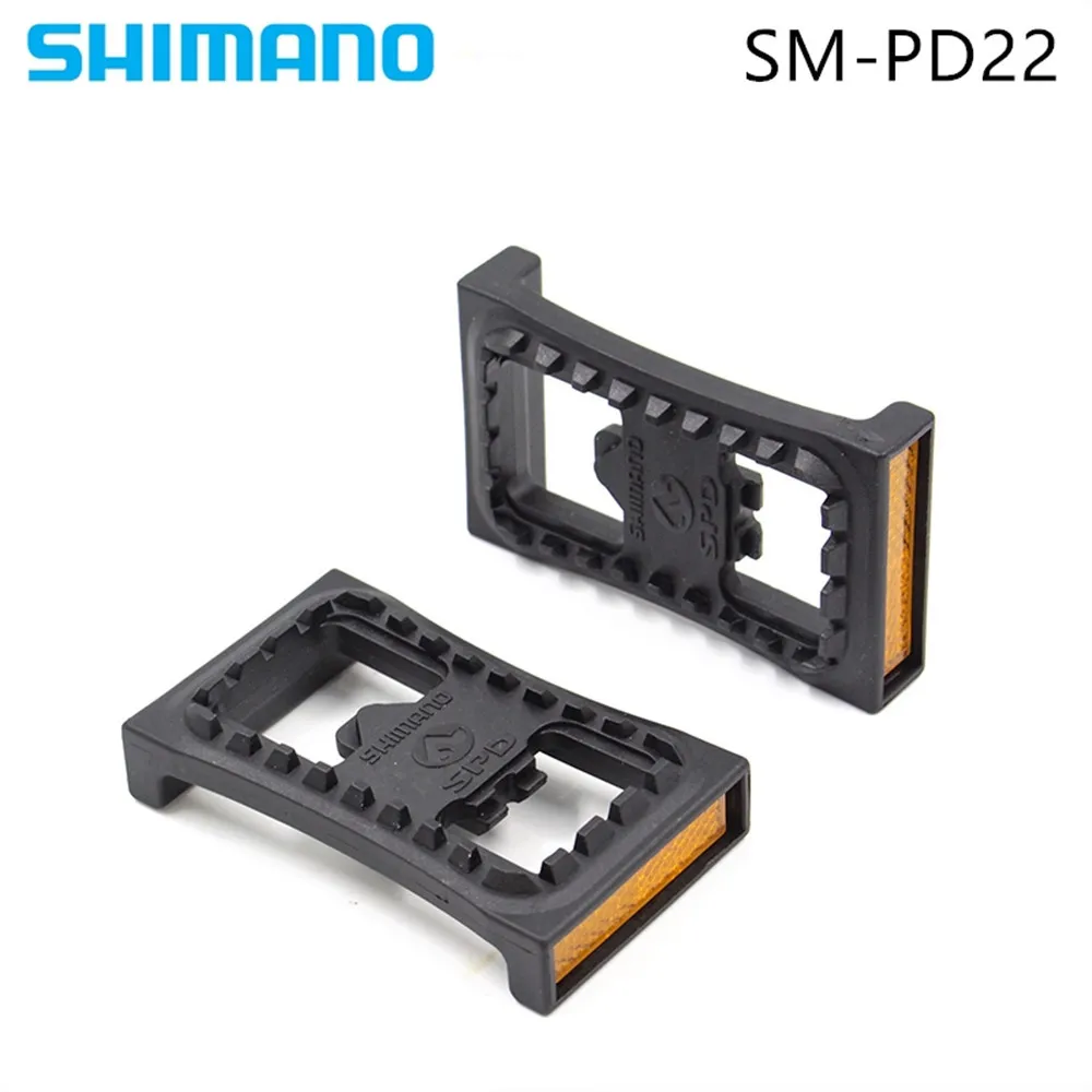 SHIMANO SM PD22 Grampo педаль SPD MTB горный велосипед Plana Para M520 бесклипсовая Pedais M540 M780