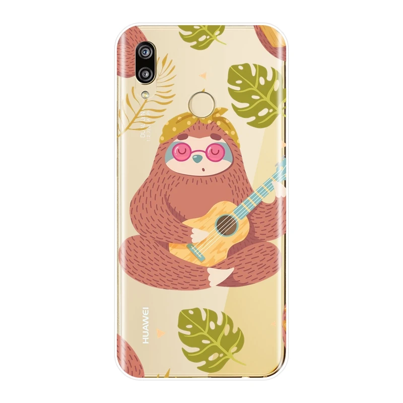 Силиконовый чехол Kawaii для телефона Huawei P9 Lite Mini P10 Plus P20 Pro P Smart мягкая задняя крышка
