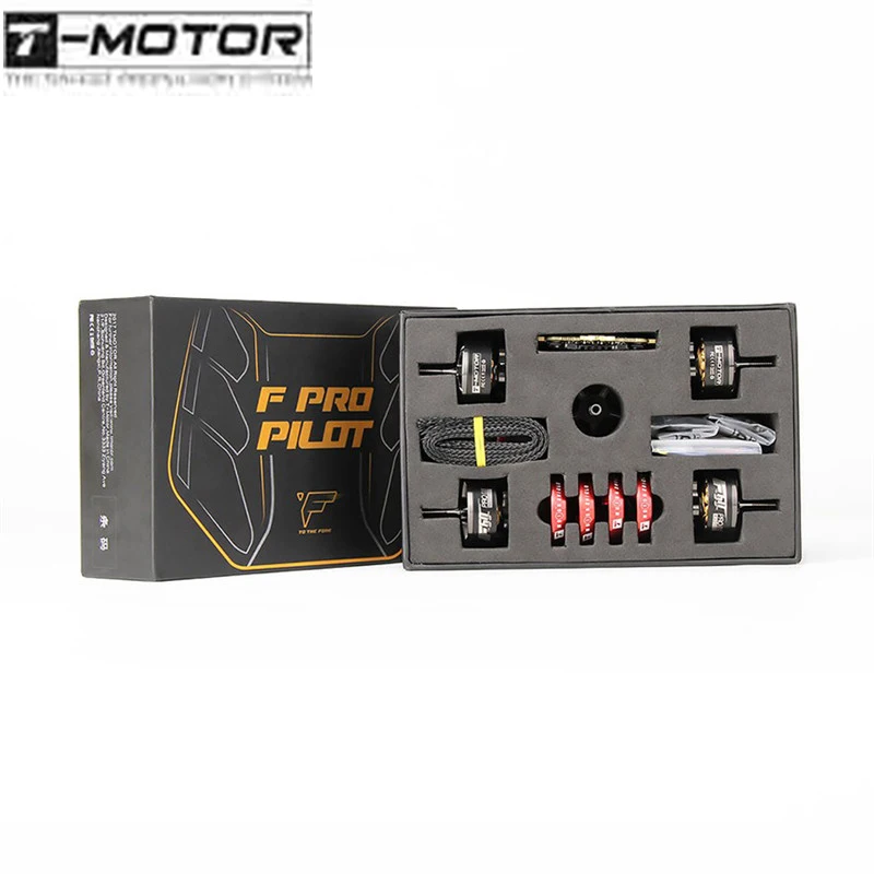 

High Quality T-motor F PRO PILOT PACK F60 PRO III 1750KV Brushless Motor & F55A PRO II 4IN1 ESC & BELL & Motor Shield