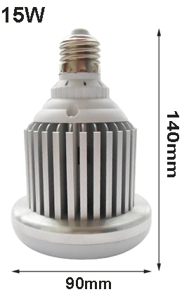 Al por mayor 4 paquete aluminum15W 24 W 36 w bombillas led par luz bombillas mundial bombilla led lampara E27 220 V 230 V 240 V 2 año