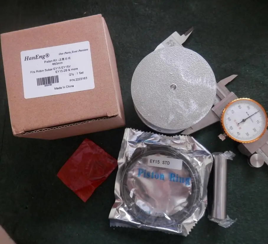 63MM PISTON KIT ROBIN EY15 1