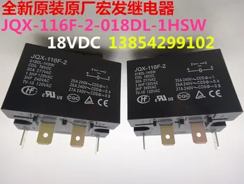

Free shipping lot (5 pieces/lot) HONGFA HF JQX-116F-2-018DL-1HSW 4PINS 30A 18VDC Power Relay original New
