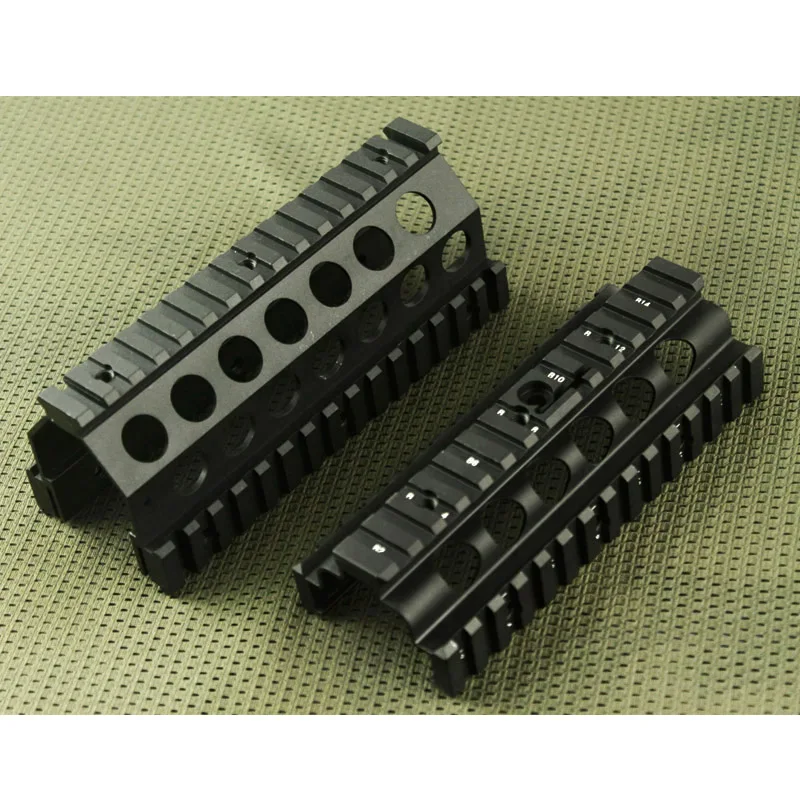 التكتيكية handguard السكك M249 العلوية والسفلية نطاق جبل handguard القضبان نظام bk